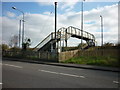 The footbridge at Althorpe Station in DN17 3DG
