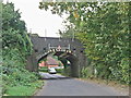 Rail bridge over Kiln Barn Road, near Ditton in ME19 6BQ