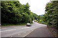 The A470 runs down to the A5 in LL24 0AS