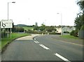 Roundabout on the A711 in DG2 8PH