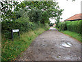 Allotment Lane in West Beckham in NR25 6PQ