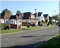 Cardiff : Cyncoed Road houses opposite Black Oak Road in CF23 7DU