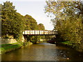 The Skipton to Grassington railway bridge over the canal in BD23 2SY