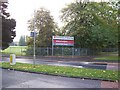 Shinfield entrance to Reading University in RG2 7SX