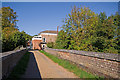 Coppice Lane railway bridge in RH2 9BL