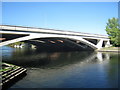 The M25 and A30 bridge over the Thames in TW20 9LT