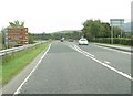 The turning for Creetown from the A75 in DG8 7HW