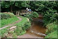 Bridge and Ford near Bossington in TA24 8HF