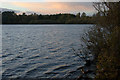 Stormont Loch at dusk in PH13 9HP