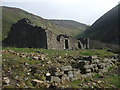 Ruined lead mine building at Swinner Gill in DL11 6LJ