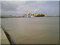 Shipping activity on the Thames at Gravesend in DA12 2BD
