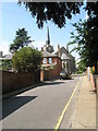 Approaching the church from St John's Street in IP12 1AW