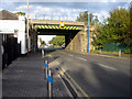 Queensferry railway bridge in Station Road in CH5 1SF