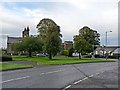 The village green at Gretna Green in DG16 5LG