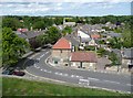 View of Warkworth from the castle in NE65 0UY