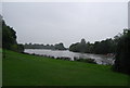 River Thames seen from Terraced Gardens, Richmond in TW10 6JQ