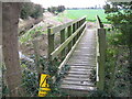 Footbridge over the Hoorne's Sewer in TN29 0JW