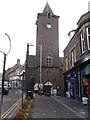 The Old Town Hall and Clock, Crieff in Crieff