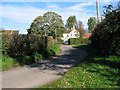 The lane through the hamlet of North Barsham in Barsham