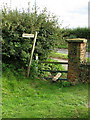 Stile on footpath in NR20 5TS