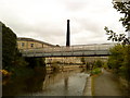 Footbridge over the Leeds Liverpool Canal in BD16 4JS