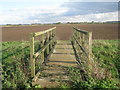 Footbridge on Broad Fen Lane in NG24 3XJ