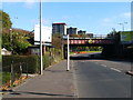 Railway bridge over Hawthorn Street in G22 6QL