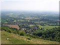 Upper Colwall from the Malvern Hills path in WR14 4EQ