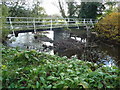 Elegant footbridge over the River Onny at Craven Arms in SY7 9RL