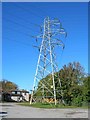 Electricity tower by The Great Western in CV47 2ST