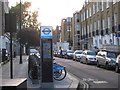 Barclays Cycle Hire Station on St. Chad's in WC1X 0LA