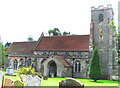 Wickhambrook All Saints church in CB8 8PB