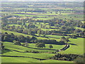 View southwest from Easby Moor in hazy,autumnal sunshine in TS9 6JJ