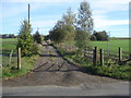 Footpath to and beyond Hillside Farm Coundon Grange County Durham in DL14 8BD
