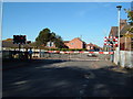 Level crossing at Willaston near Crewe in Willaston (Cheshire East)