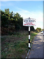 West Runton Village Sign, Norfolk in NR27 9LT