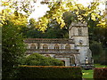 Stourton: the church from under a tree in BA12 6QE