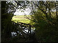 Footbridge and muddy path in DE56 0NF