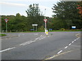 Bridgend Terrace junction with Station Road, Turriff in AB53 4SW