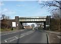 Railway bridge over the A6110 in LS11 8JH