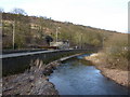 River Calder near Dover Bridge in HX7 6PA