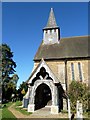 Saint Peter's, Hascombe: church porch in GU8 4JD