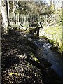 A private footbridge over the Learney Burn in AB31 4DZ