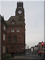 Barrow Town Hall, view along Duke Street in LA14 1BY