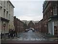 View down Parade Street, Barrow in Furness in LA14 1BY