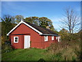 Rural East Lothian : Corrugated Iron Building at Whitekirk in EH42 1XT