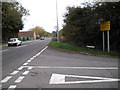 The A370 at the junction with Puxton Lane in BS24 6SE