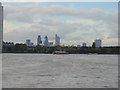 View of the Gherkin from the Thames #5 in SE16 5AD