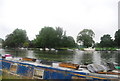 The River Thames upstream from Teddington Lock in KT2 5BH