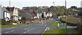 Looking up Station Road into Bolsover in S44 6PZ